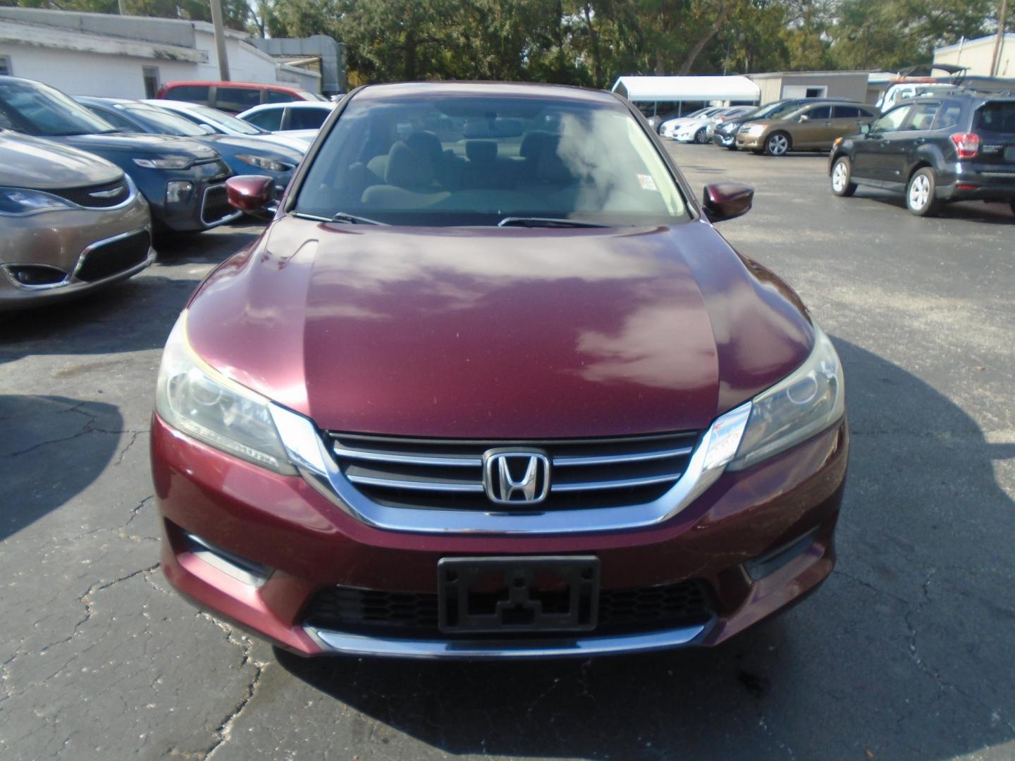 2014 Honda Accord LX Sedan CVT (1HGCR2F31EA) with an 2.4L L4 DOHC 16V engine, Continuously Variable Transmission transmission, located at 6112 N Florida Avenue, Tampa, FL, 33604, (888) 521-5131, 27.954929, -82.459534 - Photo#1