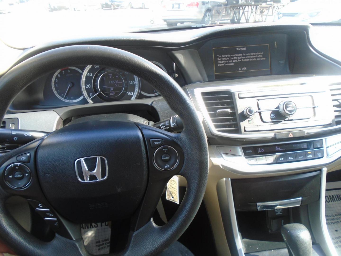 2014 Honda Accord LX Sedan CVT (1HGCR2F31EA) with an 2.4L L4 DOHC 16V engine, Continuously Variable Transmission transmission, located at 6112 N Florida Avenue, Tampa, FL, 33604, (888) 521-5131, 27.954929, -82.459534 - Photo#12