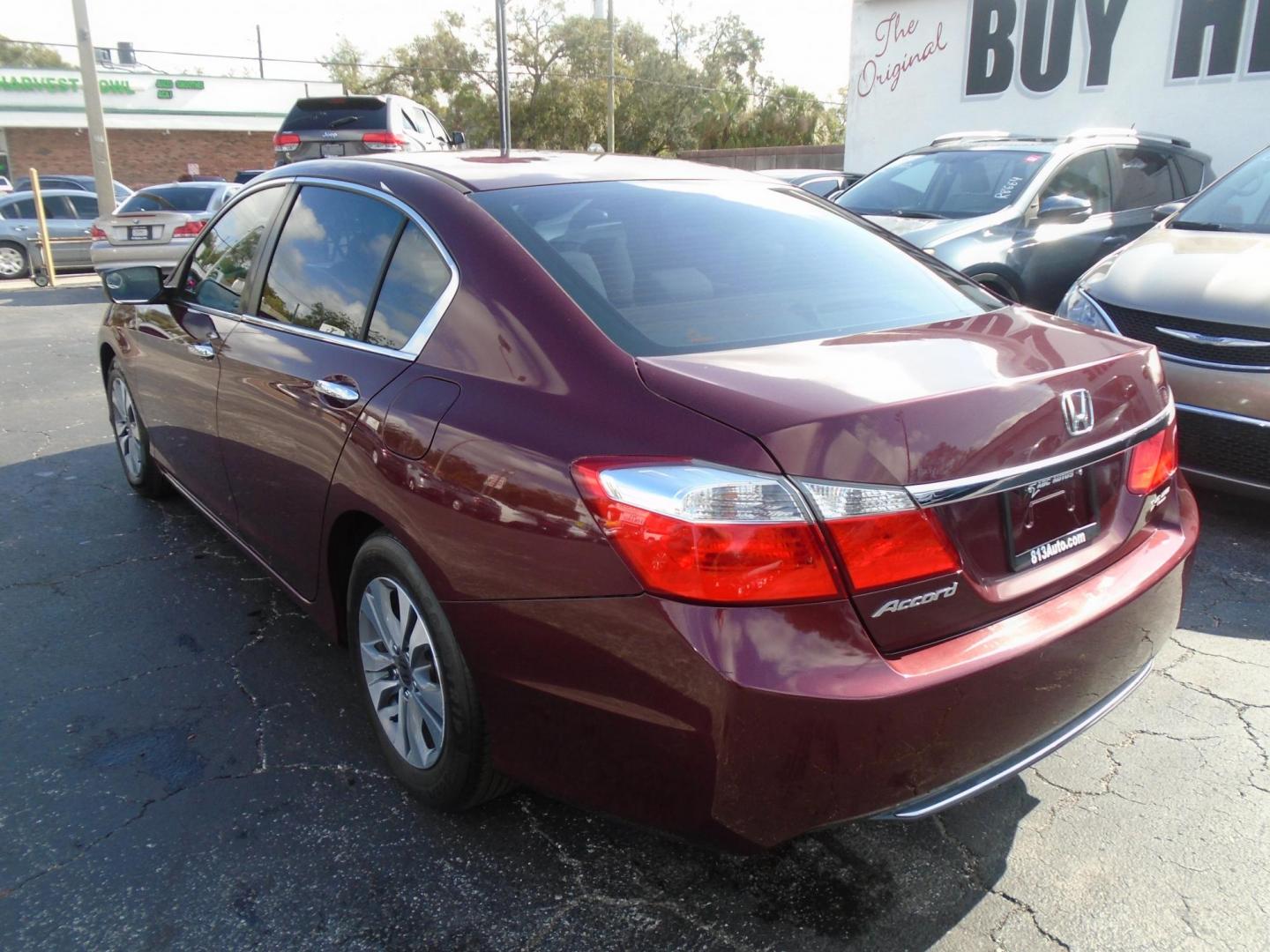 2014 Honda Accord LX Sedan CVT (1HGCR2F31EA) with an 2.4L L4 DOHC 16V engine, Continuously Variable Transmission transmission, located at 6112 N Florida Avenue, Tampa, FL, 33604, (888) 521-5131, 27.954929, -82.459534 - Photo#4