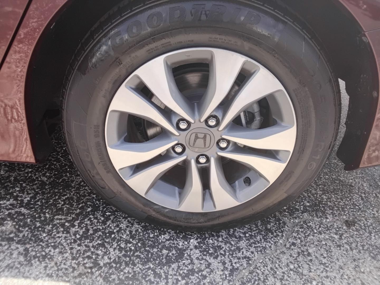 2014 RED /Beige Honda Accord LX Sedan CVT (1HGCR2F31EA) with an 2.4L L4 DOHC 16V engine, Continuously Variable Transmission transmission, located at 6112 N Florida Avenue, Tampa, FL, 33604, (888) 521-5131, 27.954929, -82.459534 - $499 DOWN PLUS TAX & TAG.- Photo#7
