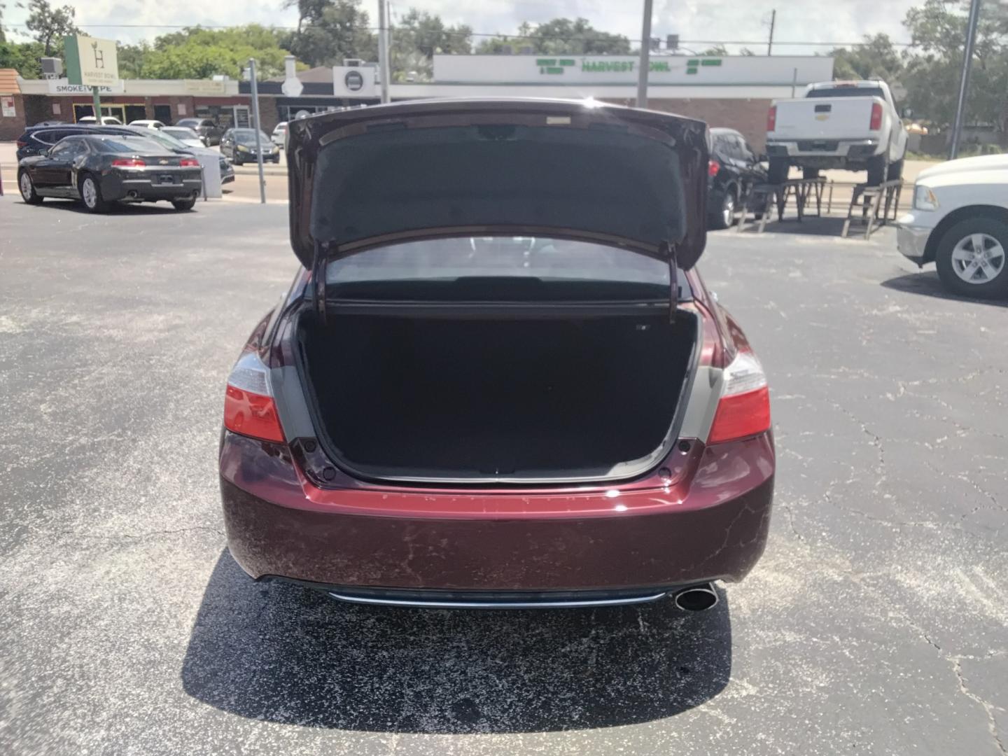 2014 RED /Beige Honda Accord LX Sedan CVT (1HGCR2F31EA) with an 2.4L L4 DOHC 16V engine, Continuously Variable Transmission transmission, located at 6112 N Florida Avenue, Tampa, FL, 33604, (888) 521-5131, 27.954929, -82.459534 - $499 DOWN PLUS TAX & TAG.- Photo#4