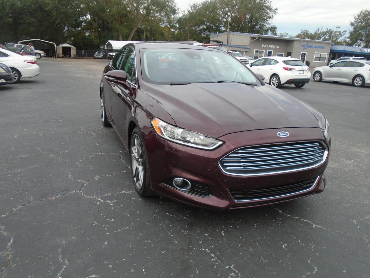 2013 Ford Fusion Titanium (3FA6P0K91DR) with an 2.0L L4 DOHC 16V engine, located at 6112 N Florida Avenue, Tampa, FL, 33604, (888) 521-5131, 27.954929, -82.459534 - Photo#2