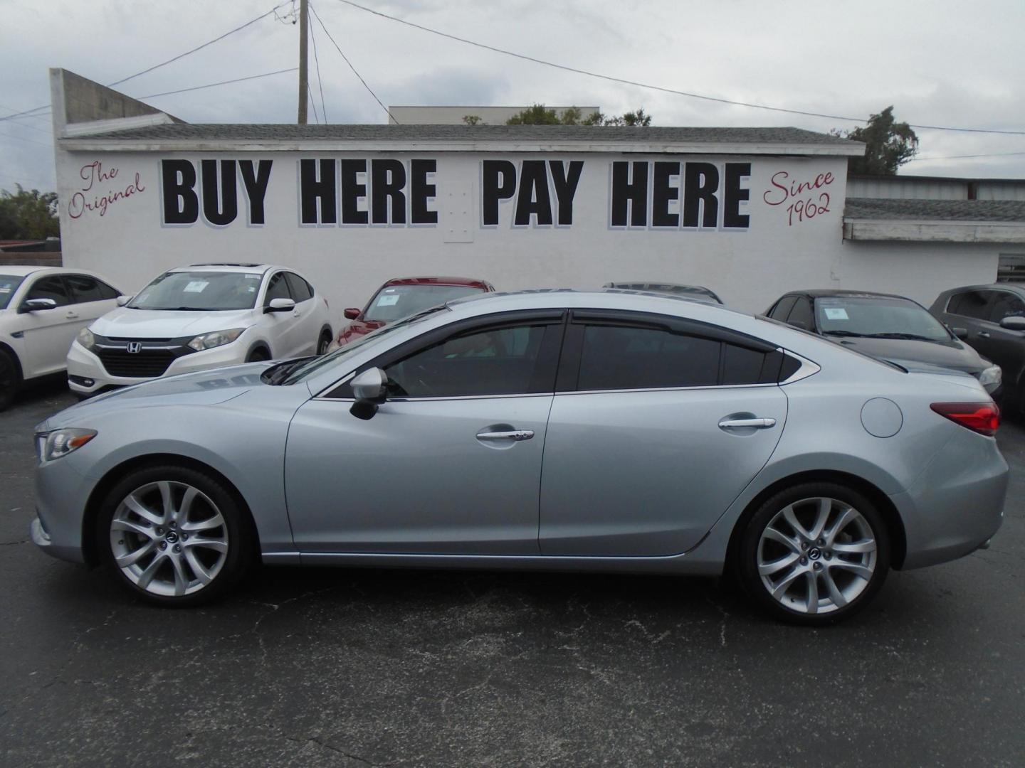 2016 Mazda Mazda6 i Touring (JM1GJ1V53G1) with an 2.5L L4 DOHC 16V engine, 6-Speed Automatic transmission, located at 6112 N Florida Avenue, Tampa, FL, 33604, (888) 521-5131, 27.954929, -82.459534 - Photo#0