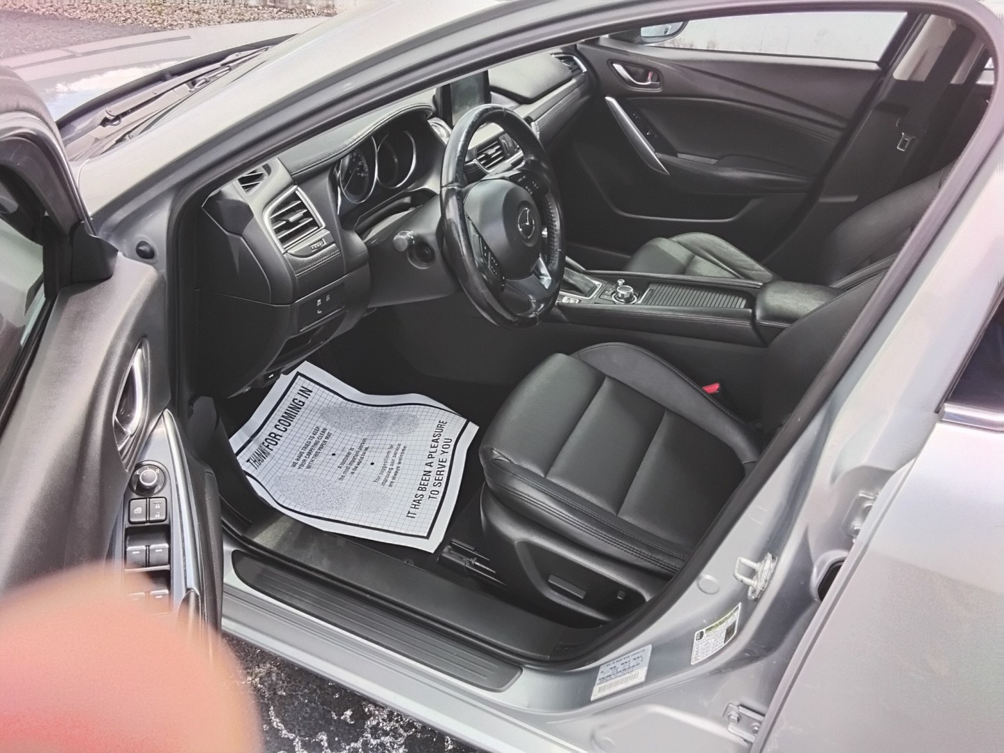 2016 SILVER /BLACK Mazda Mazda6 i Touring (JM1GJ1V53G1) with an 2.5L L4 DOHC 16V engine, 6-Speed Automatic transmission, located at 6112 N Florida Avenue, Tampa, FL, 33604, (888) 521-5131, 27.954929, -82.459534 - $499 DOWN PLUS TAX & TAG.- Photo#8