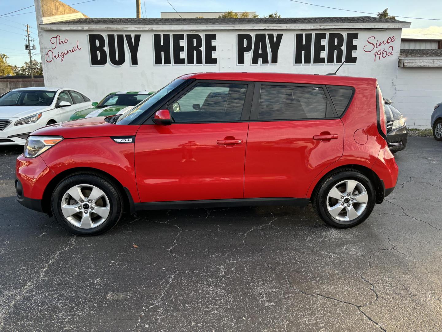 2019 Kia Soul Base 6M (KNDJN2A20K7) with an 1.6L L4 DOHC 16V engine, 6M transmission, located at 6112 N Florida Avenue, Tampa, FL, 33604, (888) 521-5131, 27.954929, -82.459534 - Photo#0