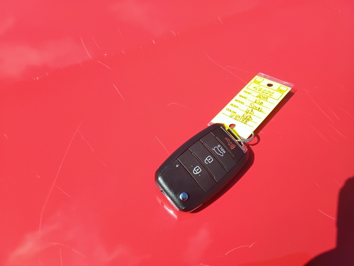 2019 RED /Black Kia Soul Base 6M (KNDJN2A20K7) with an 1.6L L4 DOHC 16V engine, 6M transmission, located at 6112 N Florida Avenue, Tampa, FL, 33604, (888) 521-5131, 27.954929, -82.459534 - $499 down plus tax & tag.- Photo#8
