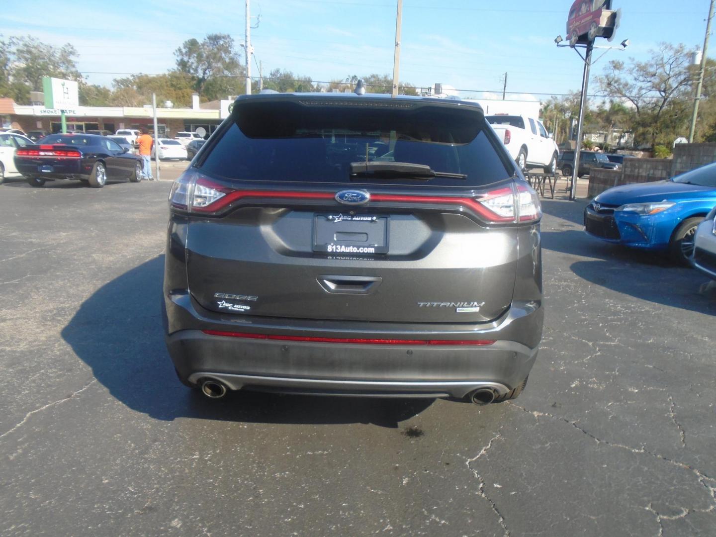 2018 Ford Edge Titanium (2FMPK3K98JB) with an 2.0L L4 DOHC 16V engine, 6A transmission, located at 6112 N Florida Avenue, Tampa, FL, 33604, (888) 521-5131, 27.954929, -82.459534 - Photo#4