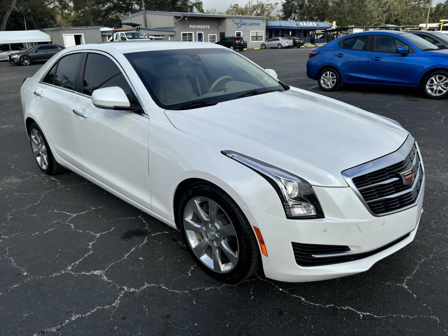 2015 Cadillac ATS Coupe 2.0L Turbo Luxury RWD (1G6AB5RX0F0) with an 2.0L L4 DOHC 16V TURBO engine, located at 6112 N Florida Avenue, Tampa, FL, 33604, (888) 521-5131, 27.954929, -82.459534 - Photo#3