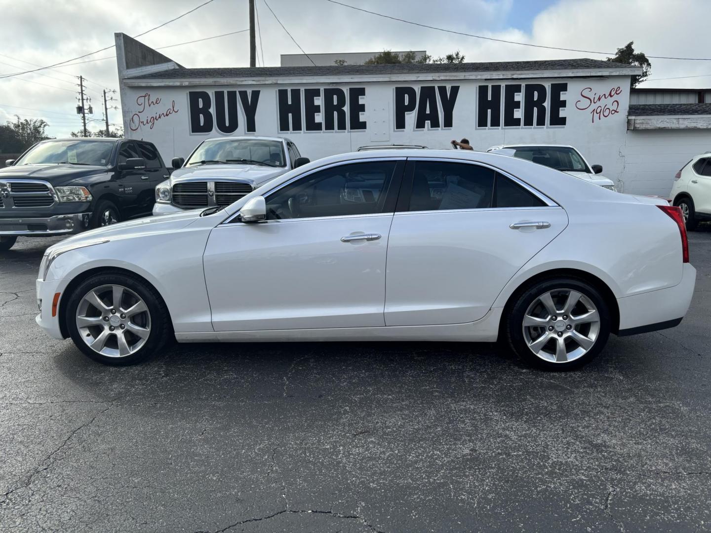 2015 Cadillac ATS Coupe 2.0L Turbo Luxury RWD (1G6AB5RX0F0) with an 2.0L L4 DOHC 16V TURBO engine, located at 6112 N Florida Avenue, Tampa, FL, 33604, (888) 521-5131, 27.954929, -82.459534 - Photo#0