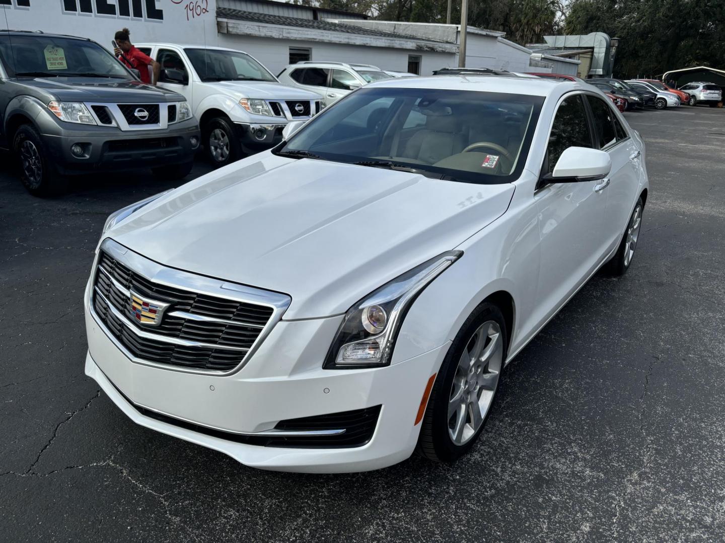 2015 Cadillac ATS Coupe 2.0L Turbo Luxury RWD (1G6AB5RX0F0) with an 2.0L L4 DOHC 16V TURBO engine, located at 6112 N Florida Avenue, Tampa, FL, 33604, (888) 521-5131, 27.954929, -82.459534 - Photo#2