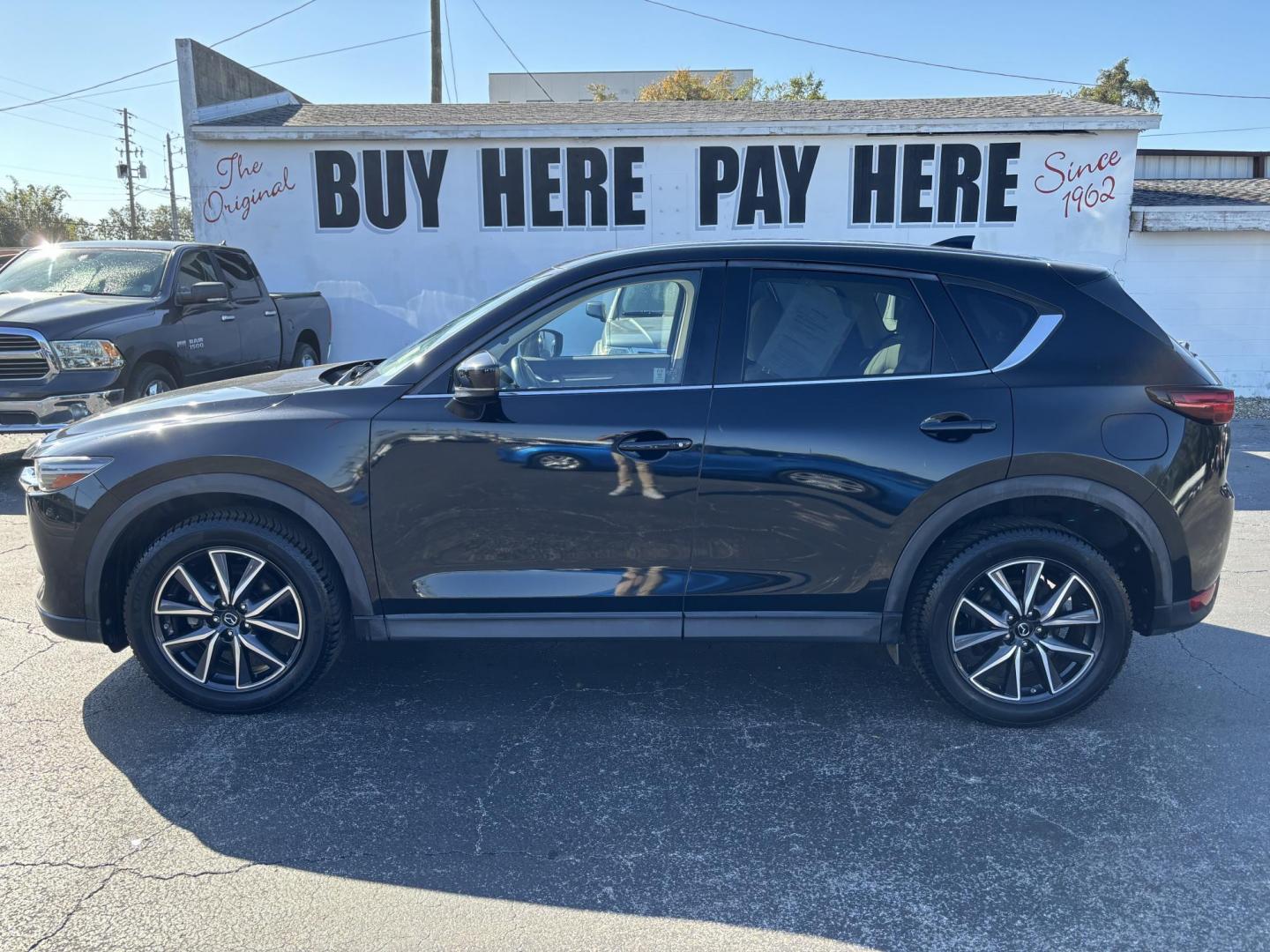 2018 Mazda CX-5 Grand Touring (JM3KFADM5J0) with an 2.5L L4 DOHC 16V engine, 6A transmission, located at 6112 N Florida Avenue, Tampa, FL, 33604, (888) 521-5131, 27.954929, -82.459534 - Photo#0