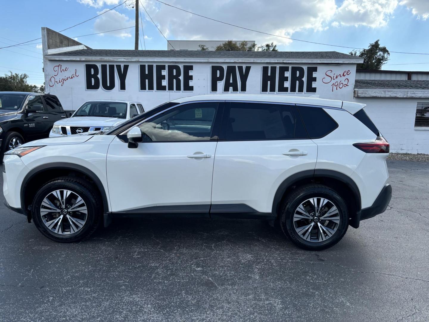 2021 Nissan Rogue SV (JN8AT3BA1MW) with an 2.5L L4 DOHC 16V engine, CVT transmission, located at 6112 N Florida Avenue, Tampa, FL, 33604, (888) 521-5131, 27.954929, -82.459534 - Photo#0