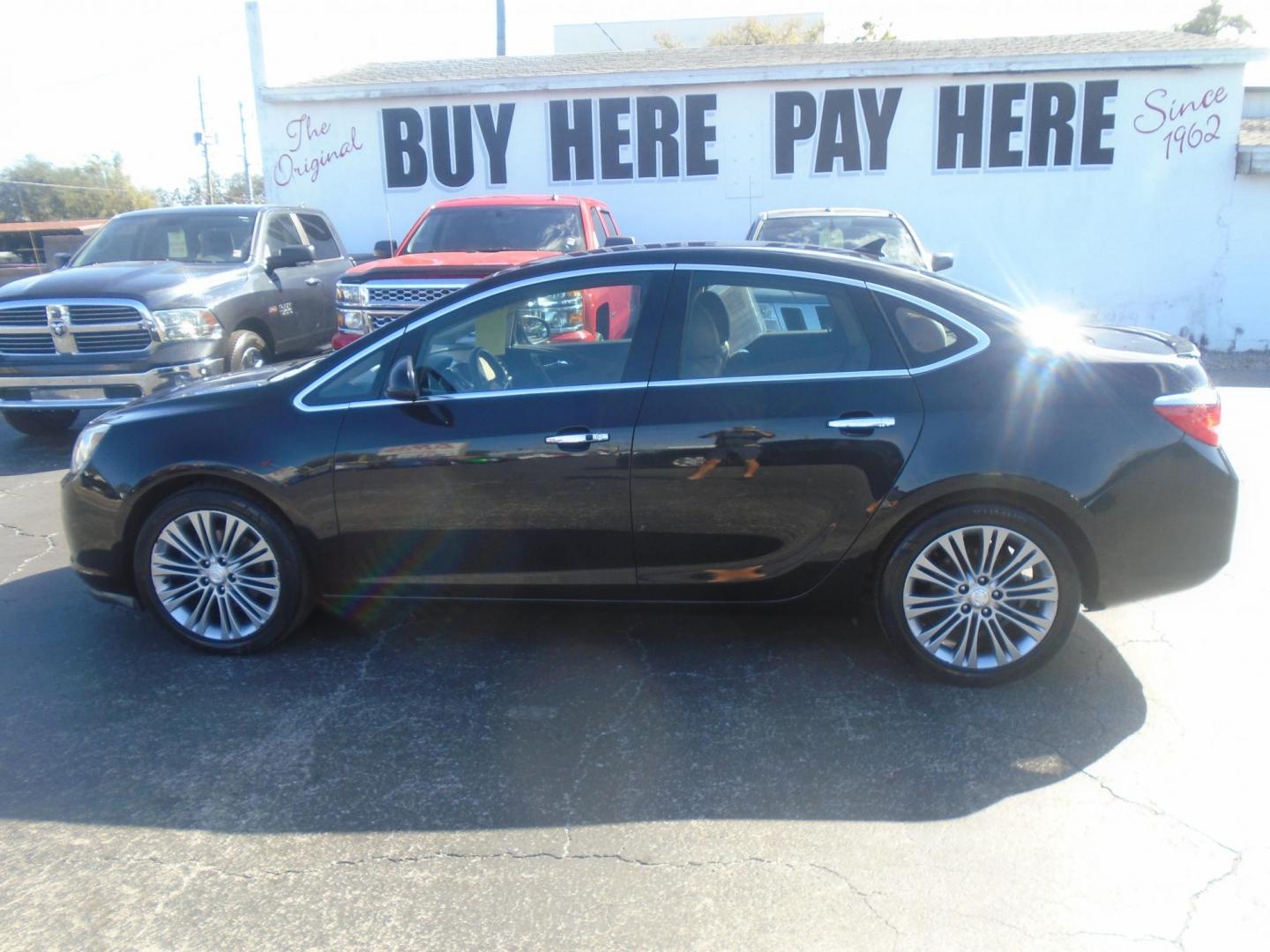 2012 Buick Verano Leather (1G4PS5SK2C4) with an 2.4L L4 DOHC 16V FFV engine, 6-Speed Automatic transmission, located at 6112 N Florida Avenue, Tampa, FL, 33604, (888) 521-5131, 27.954929, -82.459534 - Photo#0