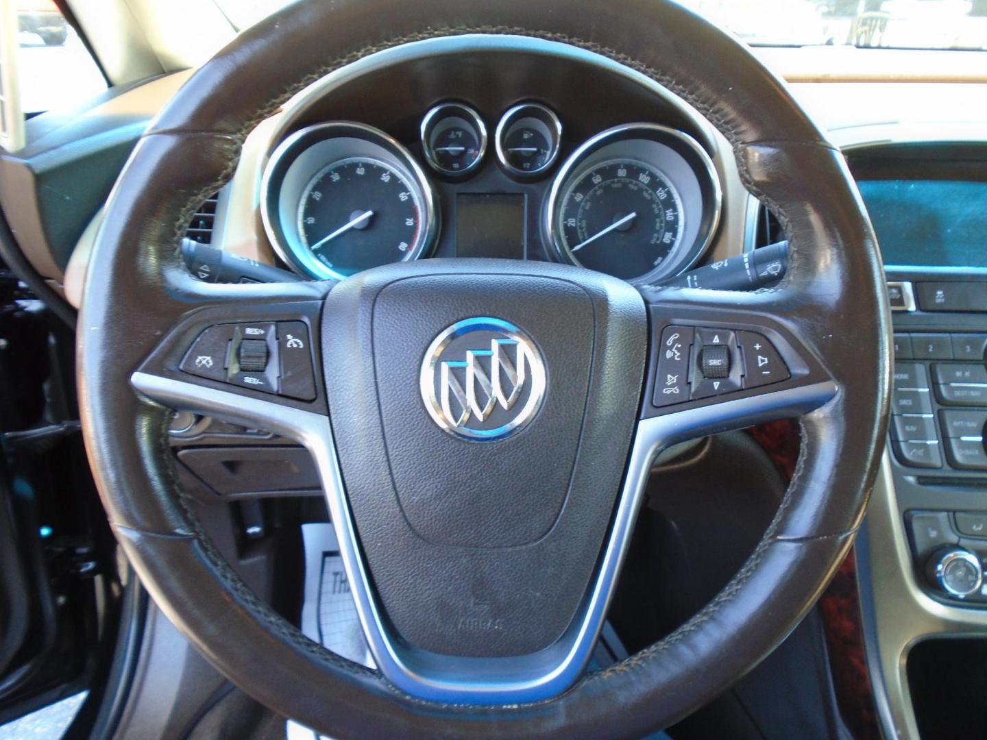 2012 BLACK /Brown Buick Verano Leather (1G4PS5SK2C4) with an 2.4L L4 DOHC 16V FFV engine, 6-Speed Automatic transmission, located at 6112 N Florida Avenue, Tampa, FL, 33604, (888) 521-5131, 27.954929, -82.459534 - 499$ down plus tax & tag. - Photo#10