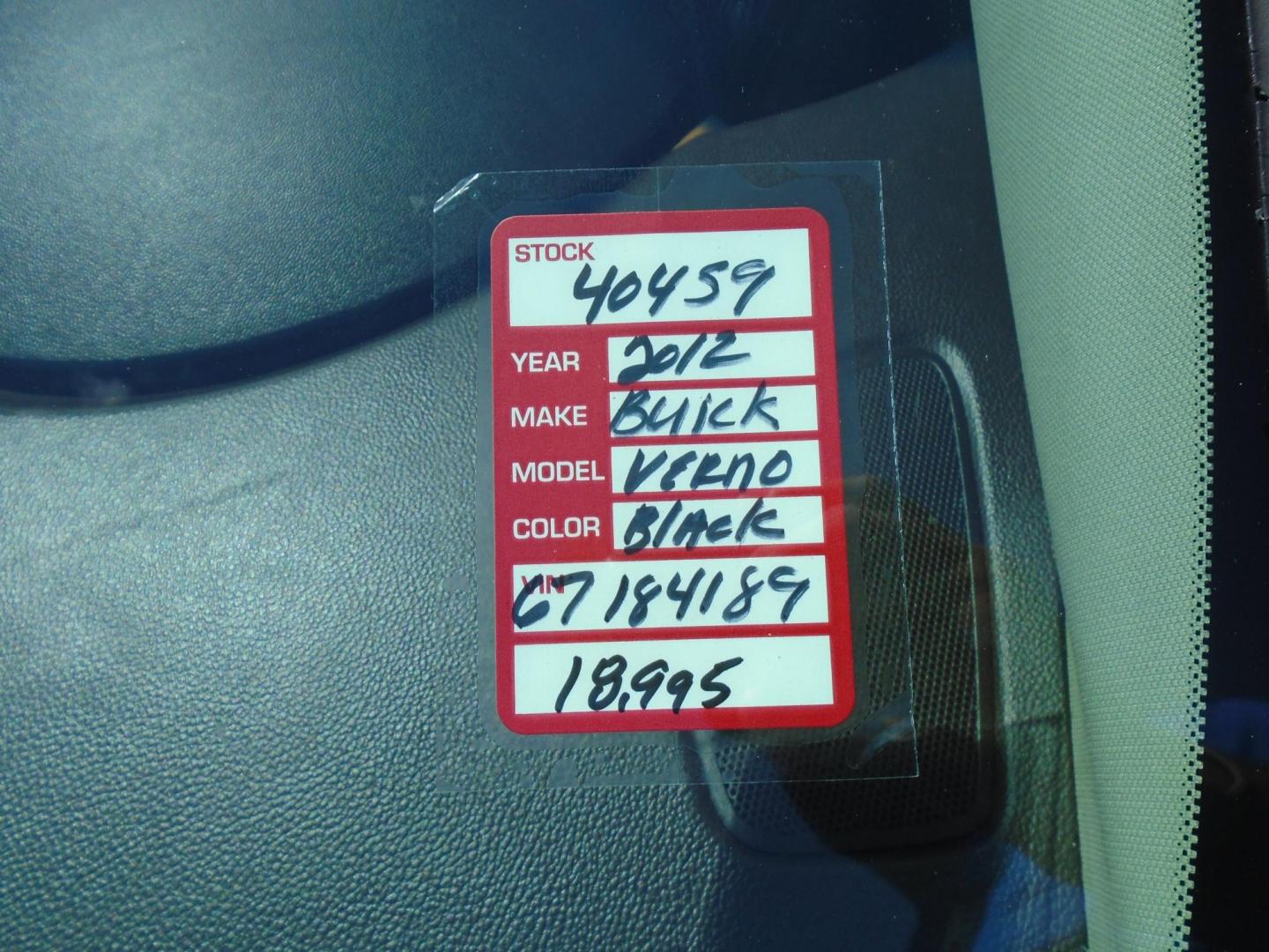 2012 BLACK /Brown Buick Verano Leather (1G4PS5SK2C4) with an 2.4L L4 DOHC 16V FFV engine, 6-Speed Automatic transmission, located at 6112 N Florida Avenue, Tampa, FL, 33604, (888) 521-5131, 27.954929, -82.459534 - 499$ down plus tax & tag. - Photo#17