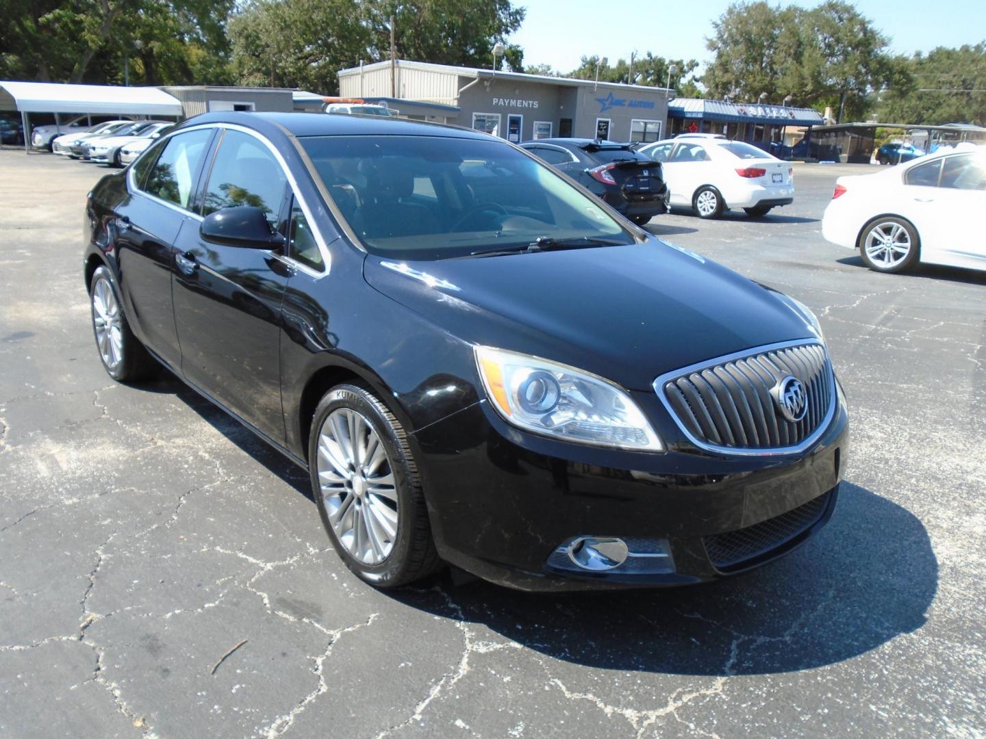 2012 BLACK /Brown Buick Verano Leather (1G4PS5SK2C4) with an 2.4L L4 DOHC 16V FFV engine, 6-Speed Automatic transmission, located at 6112 N Florida Avenue, Tampa, FL, 33604, (888) 521-5131, 27.954929, -82.459534 - 499$ down plus tax & tag. - Photo#3