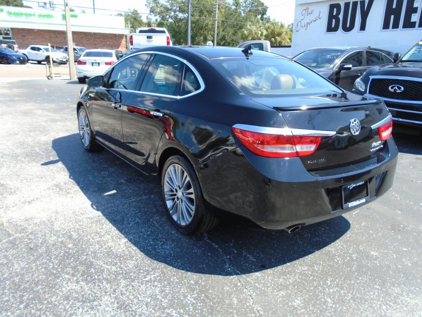 2012 BLACK /Brown Buick Verano Leather (1G4PS5SK2C4) with an 2.4L L4 DOHC 16V FFV engine, 6-Speed Automatic transmission, located at 6112 N Florida Avenue, Tampa, FL, 33604, (888) 521-5131, 27.954929, -82.459534 - 499$ down plus tax & tag. - Photo#5