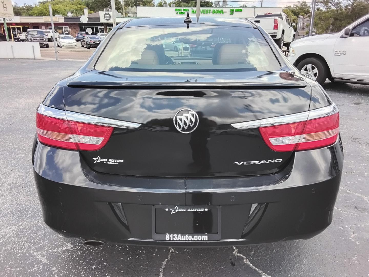 2012 BLACK /Brown Buick Verano Leather (1G4PS5SK2C4) with an 2.4L L4 DOHC 16V FFV engine, 6-Speed Automatic transmission, located at 6112 N Florida Avenue, Tampa, FL, 33604, (888) 521-5131, 27.954929, -82.459534 - 499$ down plus tax & tag.- Photo#3