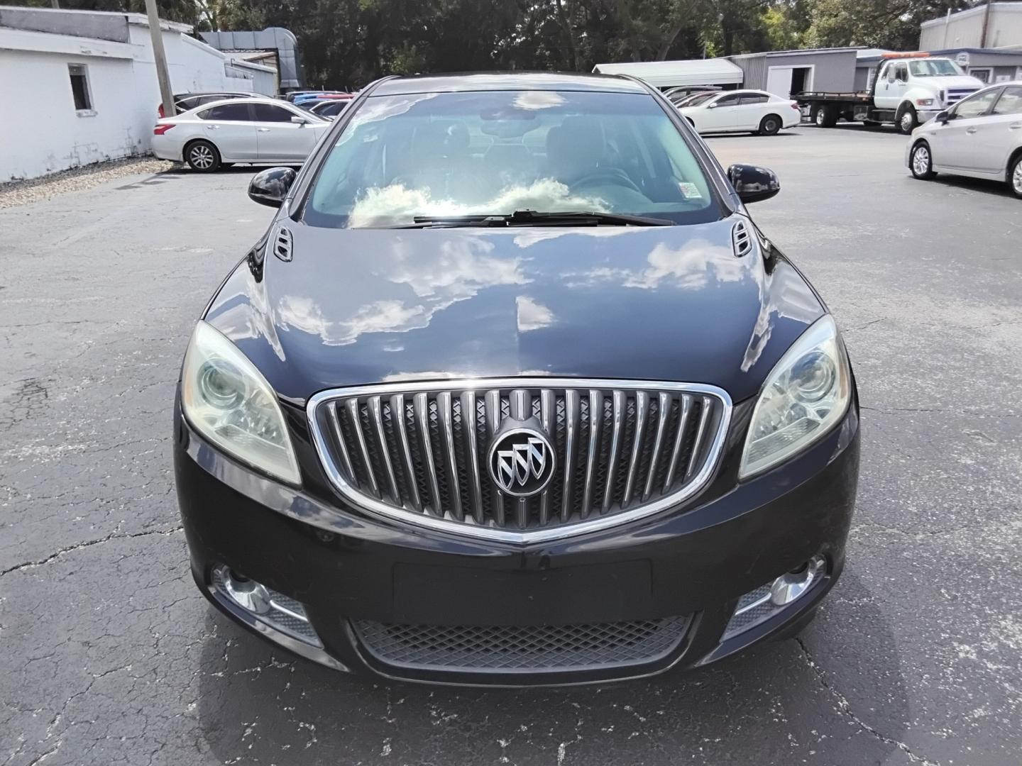 2012 BLACK /Brown Buick Verano Leather (1G4PS5SK2C4) with an 2.4L L4 DOHC 16V FFV engine, 6-Speed Automatic transmission, located at 6112 N Florida Avenue, Tampa, FL, 33604, (888) 521-5131, 27.954929, -82.459534 - 499$ down plus tax & tag.- Photo#1