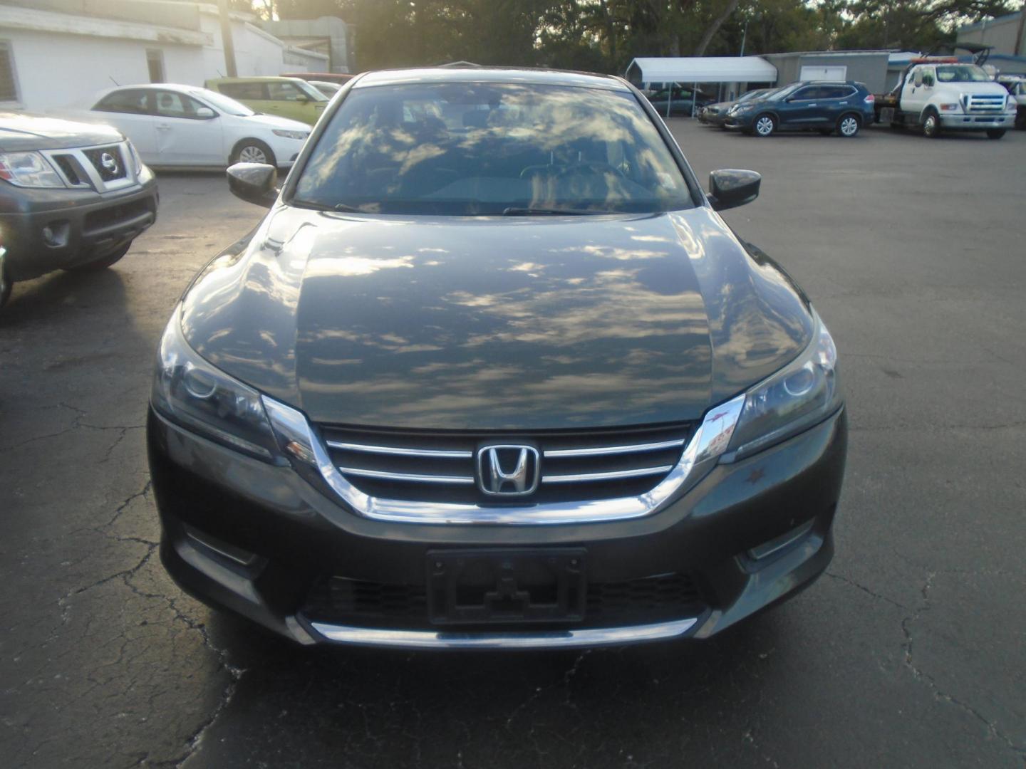 2013 Honda Accord Sport Sedan CVT (1HGCR2F56DA) with an 2.4L L4 DOHC 16V engine, Continuously Variable Transmission transmission, located at 6112 N Florida Avenue, Tampa, FL, 33604, (888) 521-5131, 27.954929, -82.459534 - Photo#1