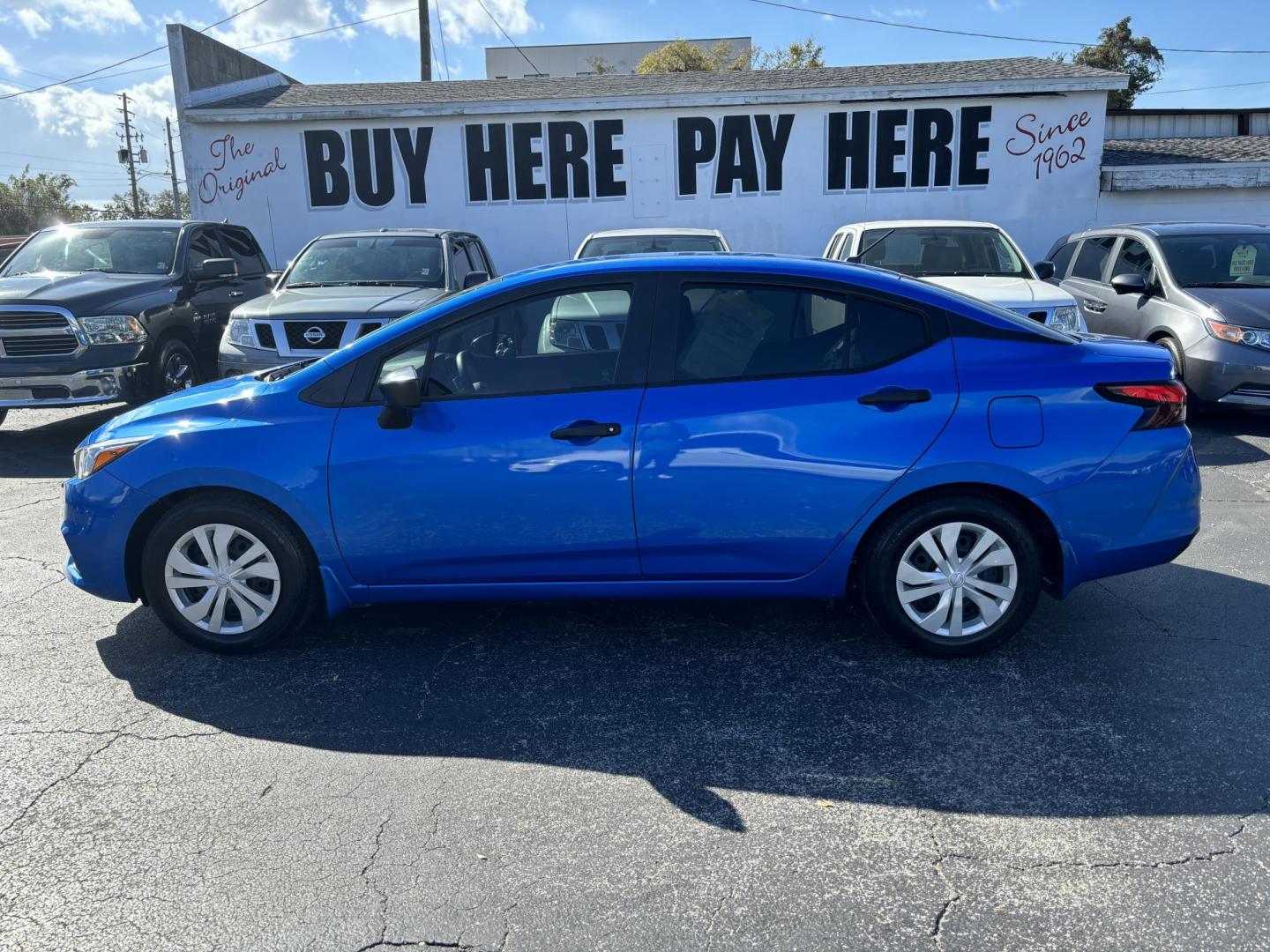 2020 Nissan Versa S CVT (3N1CN8DVXLL) with an 1.6L L4 DOHC 16V engine, CVT transmission, located at 6112 N Florida Avenue, Tampa, FL, 33604, (888) 521-5131, 27.954929, -82.459534 - Photo#0