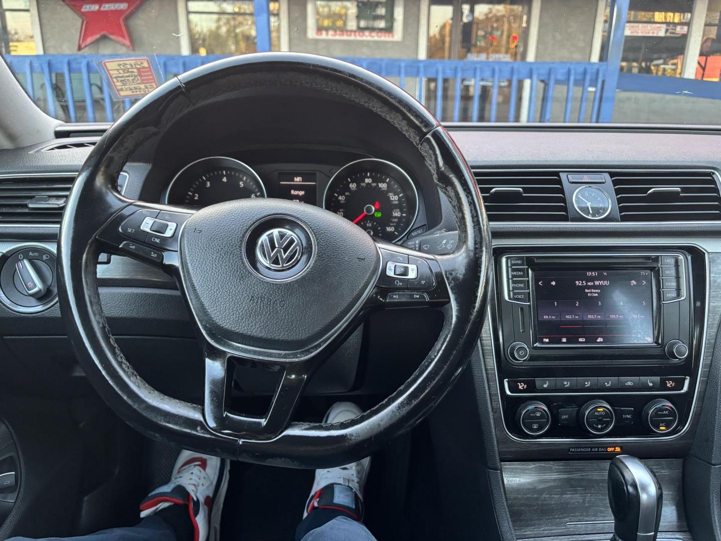 2017 Volkswagen Passat SE 6A (1VWBT7A34HC) with an 1.8L L4 TURBO DIESEL engine, 6A transmission, located at 6112 N Florida Avenue, Tampa, FL, 33604, (888) 521-5131, 27.954929, -82.459534 - Photo#10