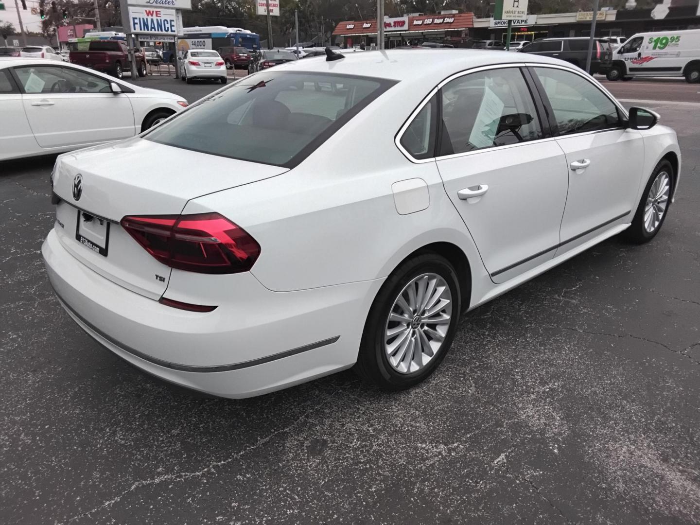 2017 White /Black Volkswagen Passat SE 6A (1VWBT7A34HC) with an 1.8L L4 TURBO DIESEL engine, 6A transmission, located at 6112 N Florida Avenue, Tampa, FL, 33604, (888) 521-5131, 27.954929, -82.459534 - $499 down plus tax & tag.- Photo#11