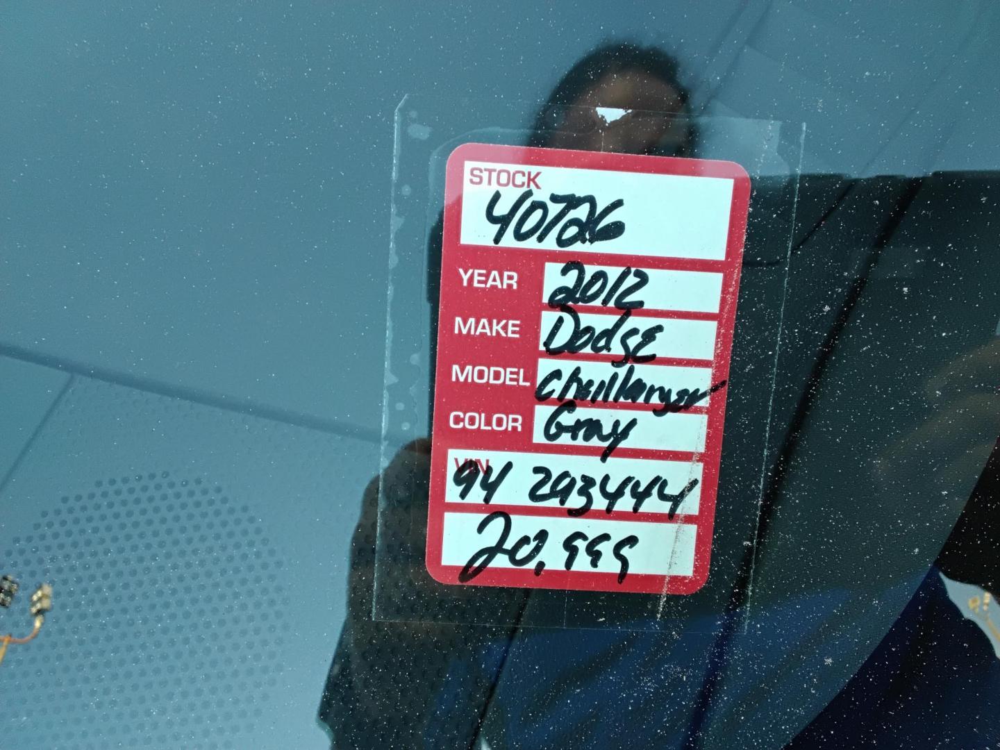 2012 GRAY /Grey Dodge Challenger SXT (2C3CDYAG7CH) with an 3.6L V6 DOHC 24V engine, 4-Speed Automatic transmission, located at 6112 N Florida Avenue, Tampa, FL, 33604, (888) 521-5131, 27.954929, -82.459534 - $499 down plus tax & tag. - Photo#15