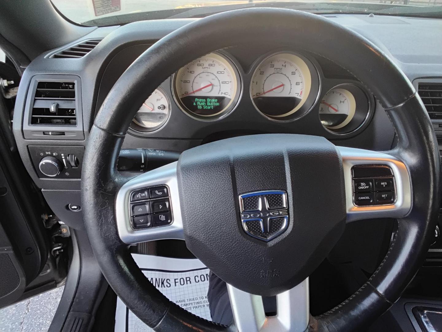 2012 GRAY /Grey Dodge Challenger SXT (2C3CDYAG7CH) with an 3.6L V6 DOHC 24V engine, 4-Speed Automatic transmission, located at 6112 N Florida Avenue, Tampa, FL, 33604, (888) 521-5131, 27.954929, -82.459534 - $499 down plus tax & tag. - Photo#10