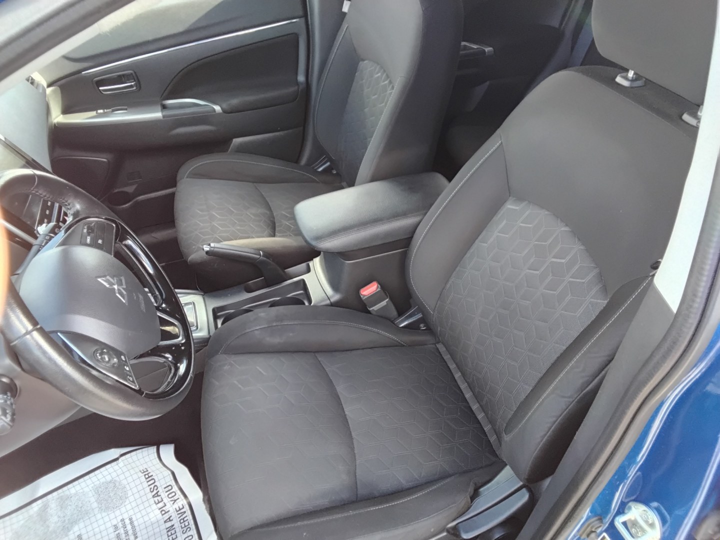 2020 BLUE /GREY Mitsubishi Outlander Sport 2.0 ES CVT (JA4AP4AU0LU) with an 2.0L L4 DOHC 16V engine, CVT transmission, located at 6112 N Florida Avenue, Tampa, FL, 33604, (888) 521-5131, 27.954929, -82.459534 - $499 DOWN PLUS TAX & TAG.- Photo#9