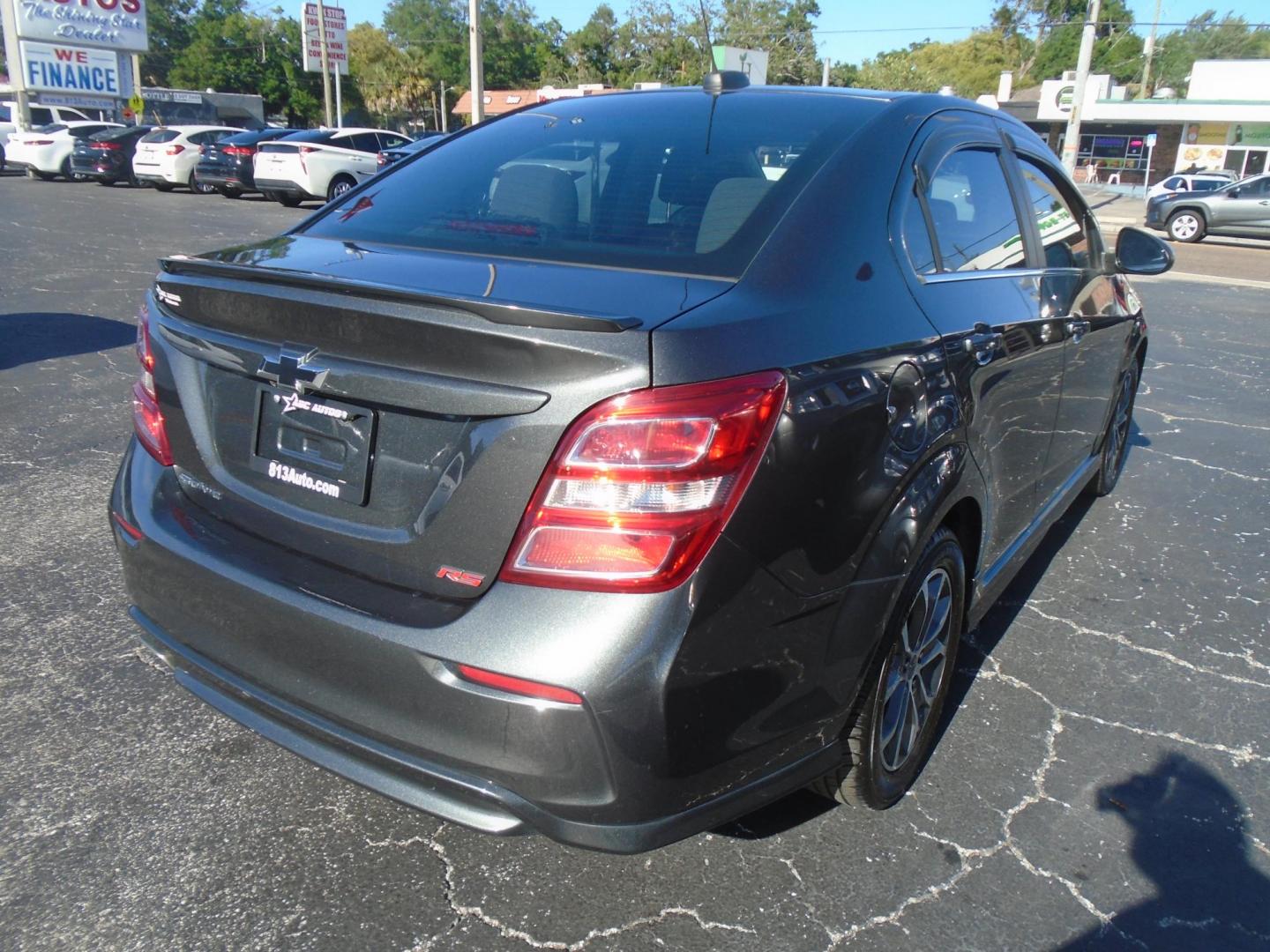 2019 Chevrolet Sonic LT Manual Sedan (1G1JD5SB1K4) with an 1.4L L4 DOHC 24V TURBO engine, 5M transmission, located at 6112 N Florida Avenue, Tampa, FL, 33604, (888) 521-5131, 27.954929, -82.459534 - Photo#3