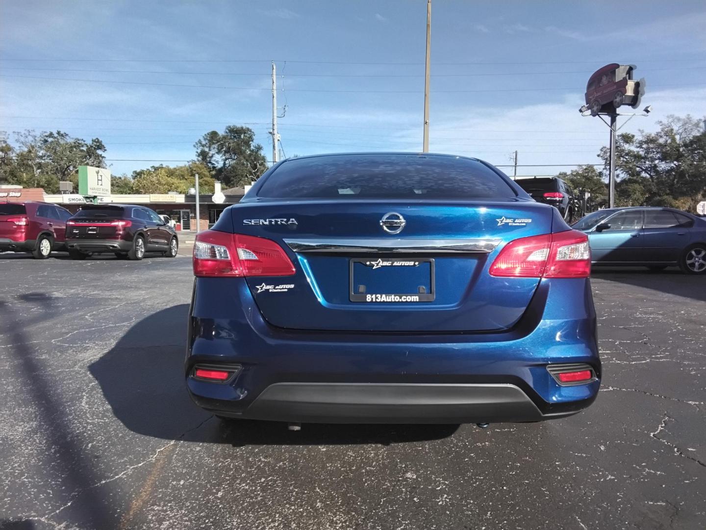 2019 Blue /Grey Nissan Sentra S CVT (3N1AB7AP1KY) with an 1.8L L4 SFI DOHC 16V engine, CVT transmission, located at 6112 N Florida Avenue, Tampa, FL, 33604, (888) 521-5131, 27.954929, -82.459534 - 499$ DOWN PLUS TAX & TAG. - Photo#5