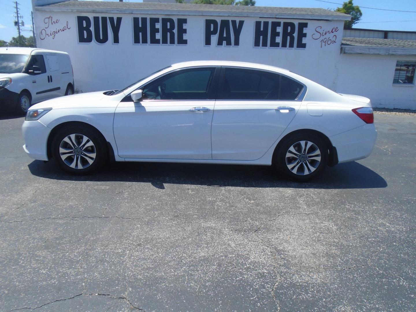 2015 Honda Accord LX Sedan CVT (1HGCR2F36FA) with an 2.4L L4 DOHC 16V engine, Continuously Variable Transmission transmission, located at 6112 N Florida Avenue, Tampa, FL, 33604, (888) 521-5131, 27.954929, -82.459534 - Photo#0