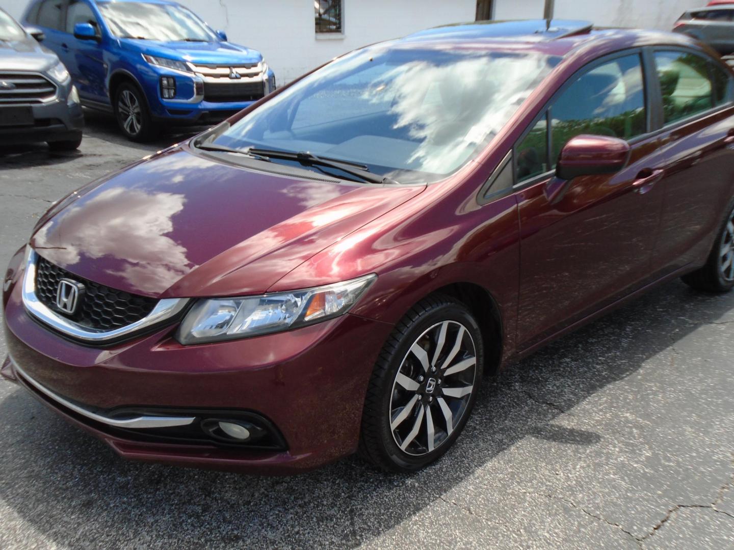 2015 Honda Civic EX-L Sedan CVT (19XFB2F90FE) with an 1.8L L4 SOHC 16V engine, Continuously Variable Transmission transmission, located at 6112 N Florida Avenue, Tampa, FL, 33604, (888) 521-5131, 27.954929, -82.459534 - Photo#2