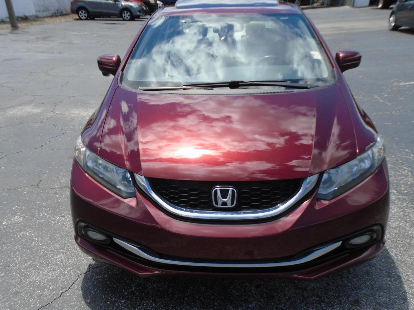2015 Honda Civic EX-L Sedan CVT (19XFB2F90FE) with an 1.8L L4 SOHC 16V engine, Continuously Variable Transmission transmission, located at 6112 N Florida Avenue, Tampa, FL, 33604, (888) 521-5131, 27.954929, -82.459534 - Photo#1