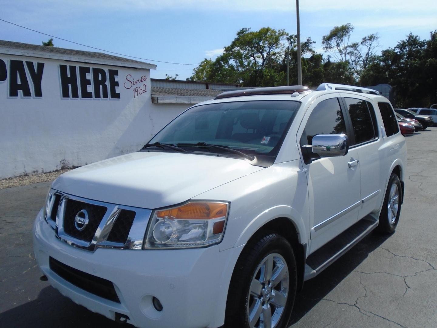 2010 Nissan Armada SE 2WD (5N1BA0ND4AN) with an 5.6L V8 DOHC 32V FFV engine, 5-Speed Automatic transmission, located at 6112 N Florida Avenue, Tampa, FL, 33604, (888) 521-5131, 27.954929, -82.459534 - Photo#2