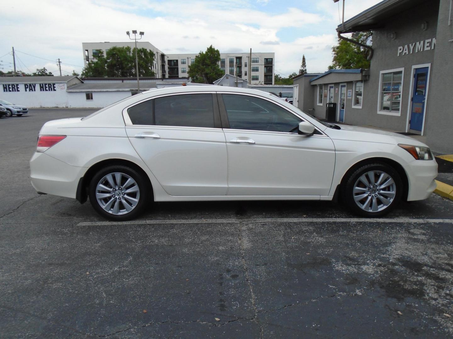 2011 Honda Accord EX-L V-6 Sedan AT (5KBCP3F89BB) with an 3.5L V6 SOHC 24V engine, 5-Speed Automatic transmission, located at 6112 N Florida Avenue, Tampa, FL, 33604, (888) 521-5131, 27.954929, -82.459534 - Photo#0