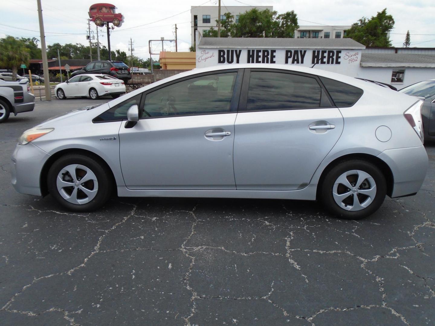 2014 Toyota Prius Four (JTDKN3DU4E0) with an 1.8L L4 DOHC 16V HYBRID engine, Continuously Variable Transmission transmission, located at 6112 N Florida Avenue, Tampa, FL, 33604, (888) 521-5131, 27.954929, -82.459534 - Photo#0