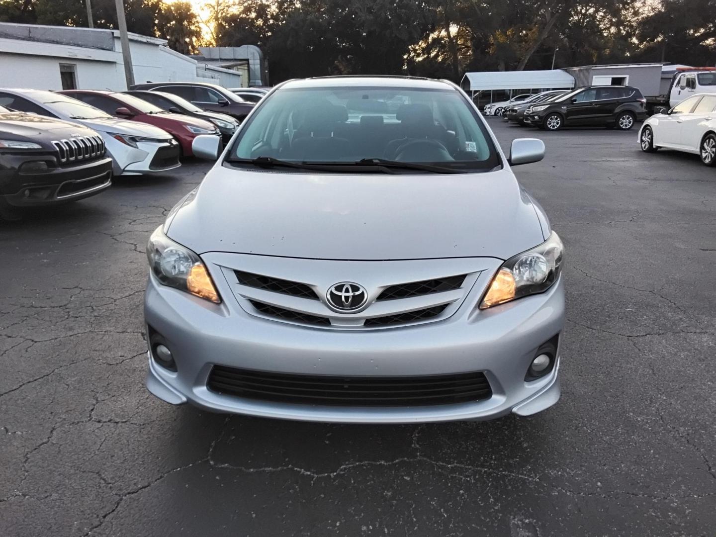 2011 SILVER /Grey Toyota Corolla S 5-Speed MT (2T1BU4EE7BC) with an 1.8L L4 DOHC 16V engine, 5-Speed Manual transmission, located at 6112 N Florida Avenue, Tampa, FL, 33604, (888) 521-5131, 27.954929, -82.459534 - 499$ DOWN PLUS TAX & TAG. - Photo#1
