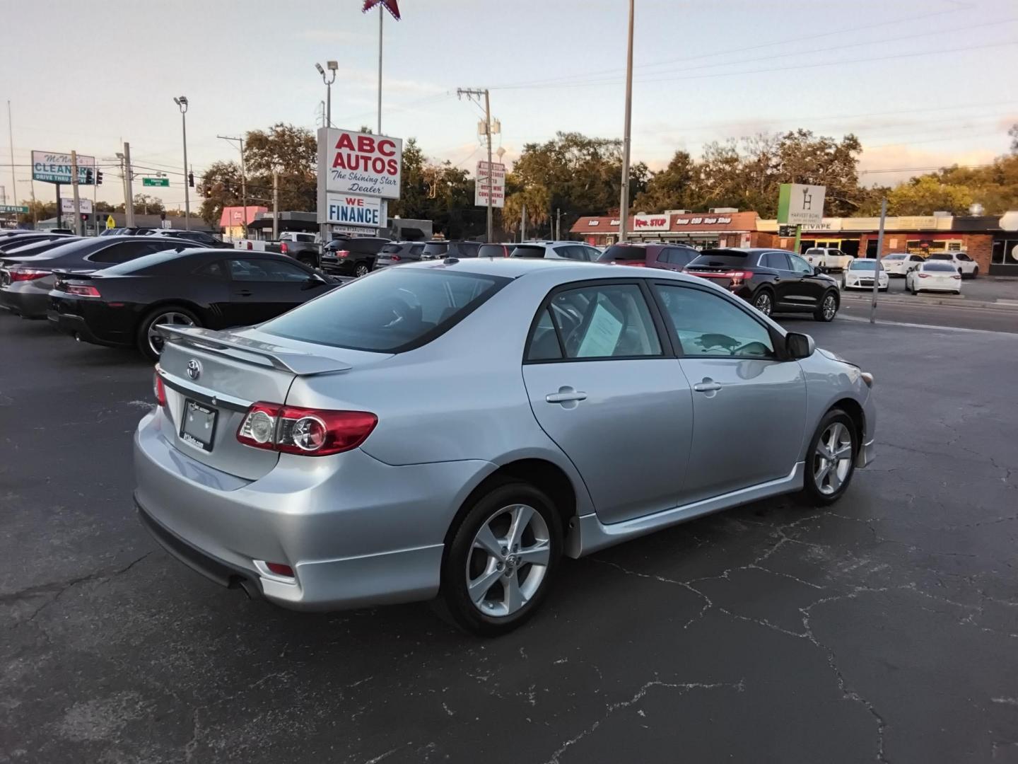 2011 SILVER /Grey Toyota Corolla S 5-Speed MT (2T1BU4EE7BC) with an 1.8L L4 DOHC 16V engine, 5-Speed Manual transmission, located at 6112 N Florida Avenue, Tampa, FL, 33604, (888) 521-5131, 27.954929, -82.459534 - 499$ DOWN PLUS TAX & TAG. - Photo#2