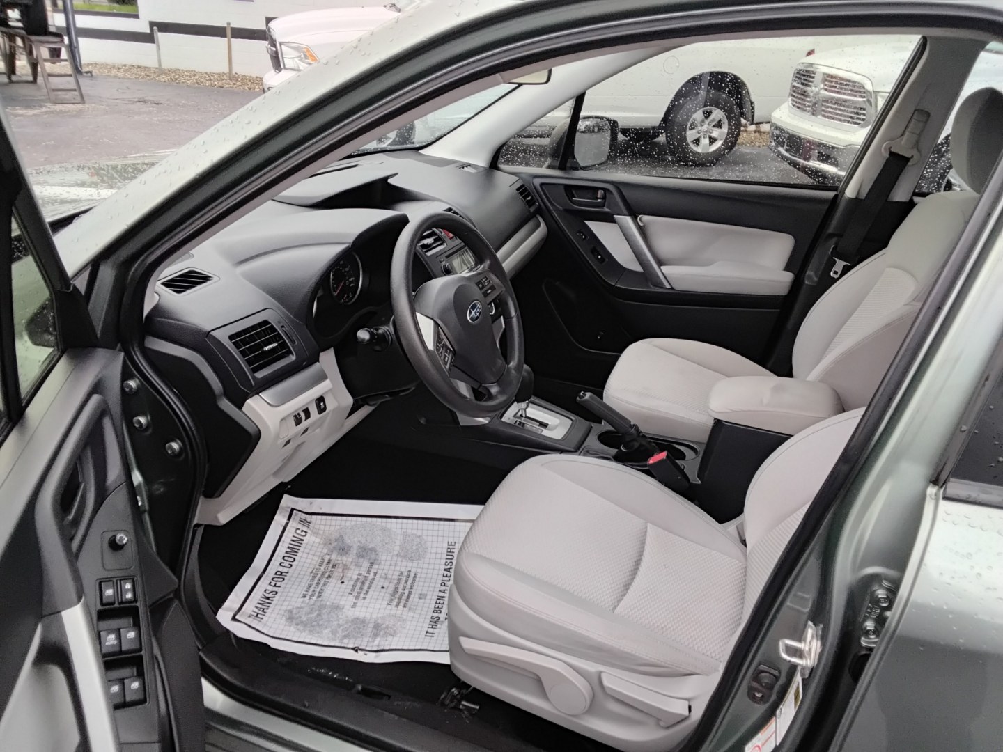 2014 MINT GREEN /Beige Subaru Forester 2.5i (JF2SJAAC3EH) with an 2.5L H4 SOHC 16V engine, 6-Speed Automatic transmission, located at 6112 N Florida Avenue, Tampa, FL, 33604, (888) 521-5131, 27.954929, -82.459534 - $499 DOWN PLUS TAX & TAG.- Photo#12