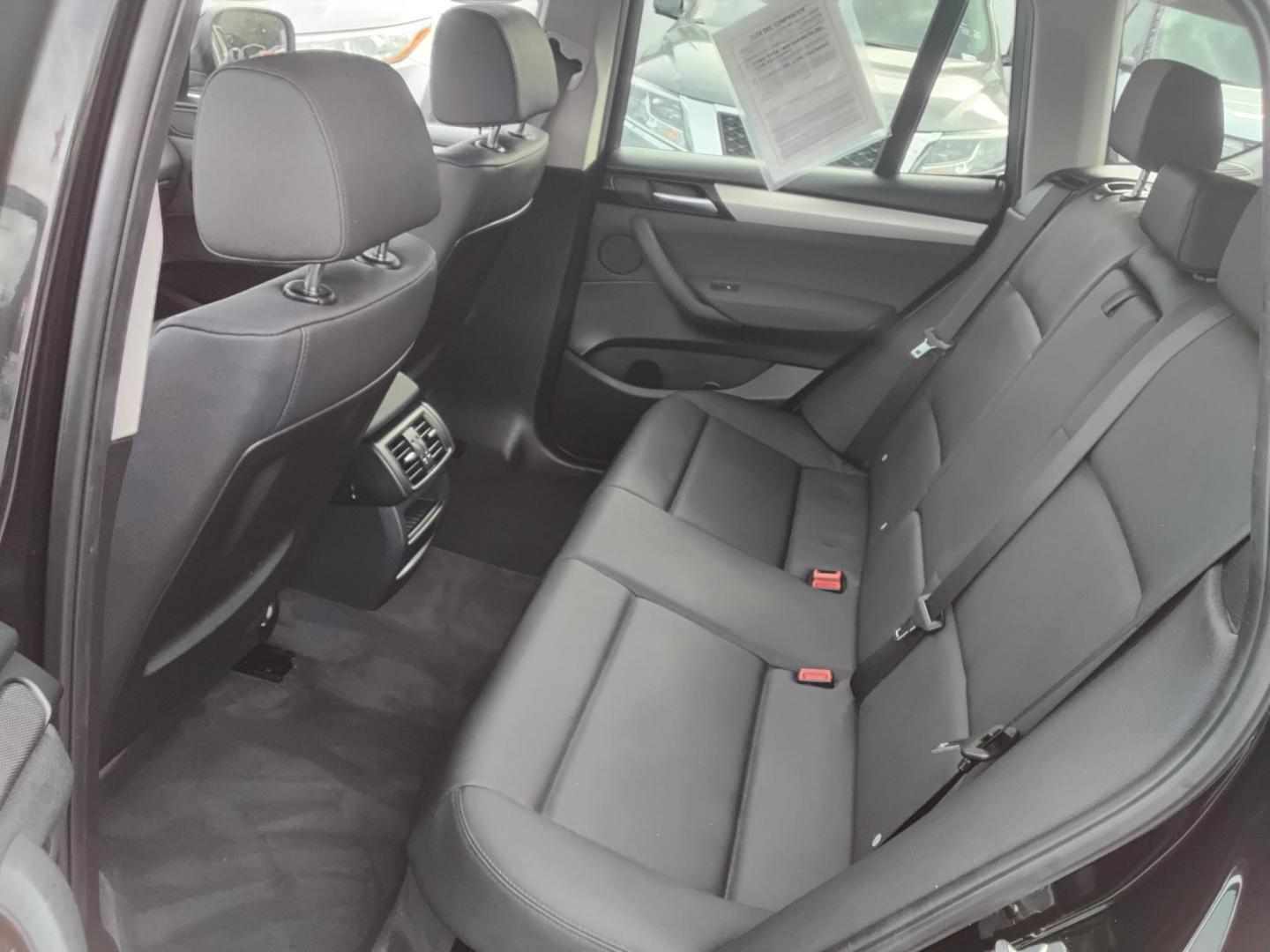 2013 BLACK /Grey BMW X3 xDrive28i (5UXWX9C57D0) with an 3.0L L6 DOHC 24V engine, 8-Speed Automatic transmission, located at 6112 N Florida Avenue, Tampa, FL, 33604, (888) 521-5131, 27.954929, -82.459534 - $499 down plus tax & tag, - Photo#11