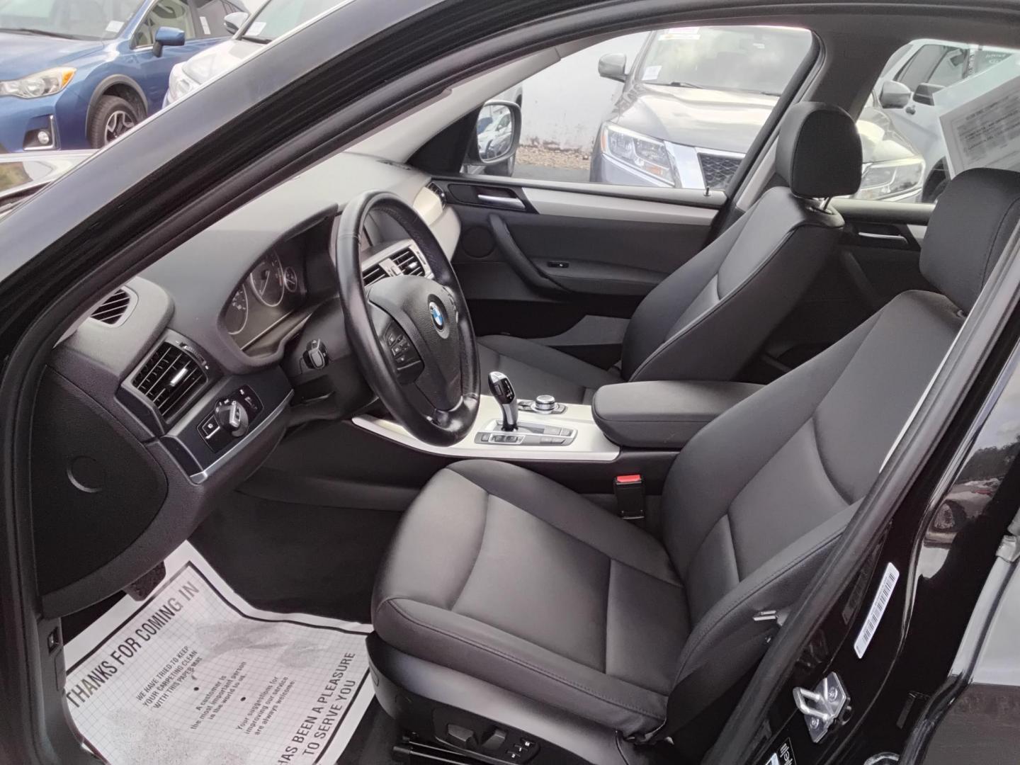 2013 BLACK /Grey BMW X3 xDrive28i (5UXWX9C57D0) with an 3.0L L6 DOHC 24V engine, 8-Speed Automatic transmission, located at 6112 N Florida Avenue, Tampa, FL, 33604, (888) 521-5131, 27.954929, -82.459534 - $499 down plus tax & tag, - Photo#10