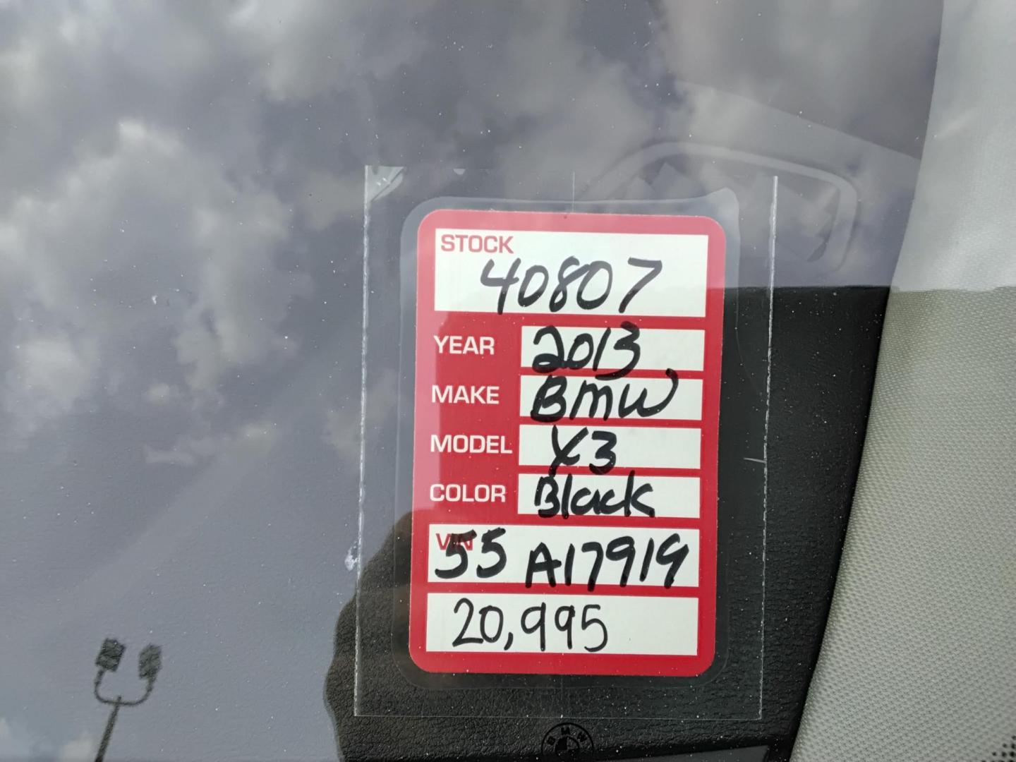 2013 BLACK /Grey BMW X3 xDrive28i (5UXWX9C57D0) with an 3.0L L6 DOHC 24V engine, 8-Speed Automatic transmission, located at 6112 N Florida Avenue, Tampa, FL, 33604, (888) 521-5131, 27.954929, -82.459534 - $499 down plus tax & tag, - Photo#14