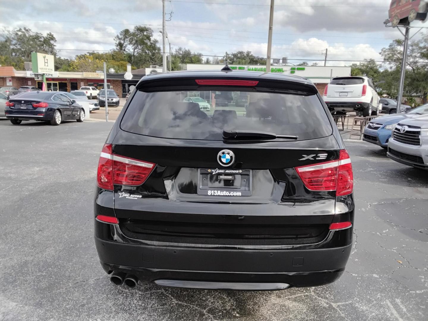 2013 BLACK /Grey BMW X3 xDrive28i (5UXWX9C57D0) with an 3.0L L6 DOHC 24V engine, 8-Speed Automatic transmission, located at 6112 N Florida Avenue, Tampa, FL, 33604, (888) 521-5131, 27.954929, -82.459534 - $499 down plus tax & tag, - Photo#6