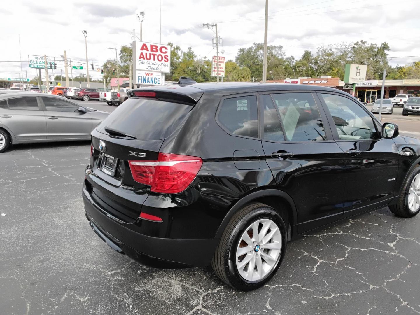 2013 BLACK /Grey BMW X3 xDrive28i (5UXWX9C57D0) with an 3.0L L6 DOHC 24V engine, 8-Speed Automatic transmission, located at 6112 N Florida Avenue, Tampa, FL, 33604, (888) 521-5131, 27.954929, -82.459534 - $499 down plus tax & tag, - Photo#5