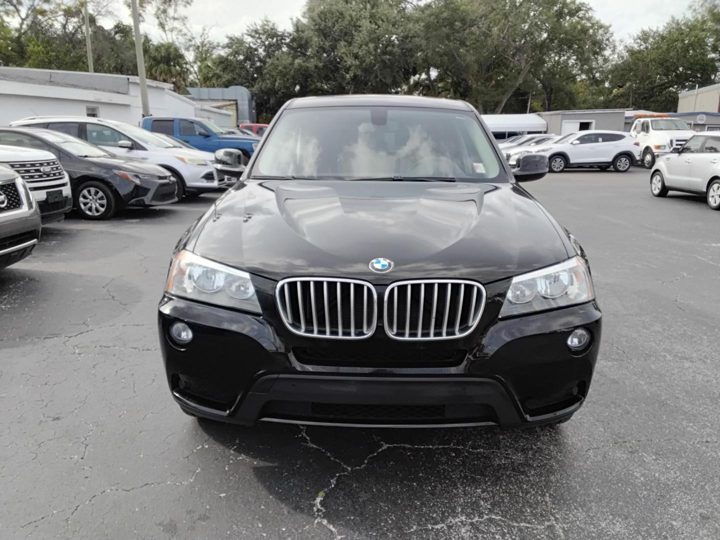 2013 BLACK /Grey BMW X3 xDrive28i (5UXWX9C57D0) with an 3.0L L6 DOHC 24V engine, 8-Speed Automatic transmission, located at 6112 N Florida Avenue, Tampa, FL, 33604, (888) 521-5131, 27.954929, -82.459534 - $499 down plus tax & tag, - Photo#1