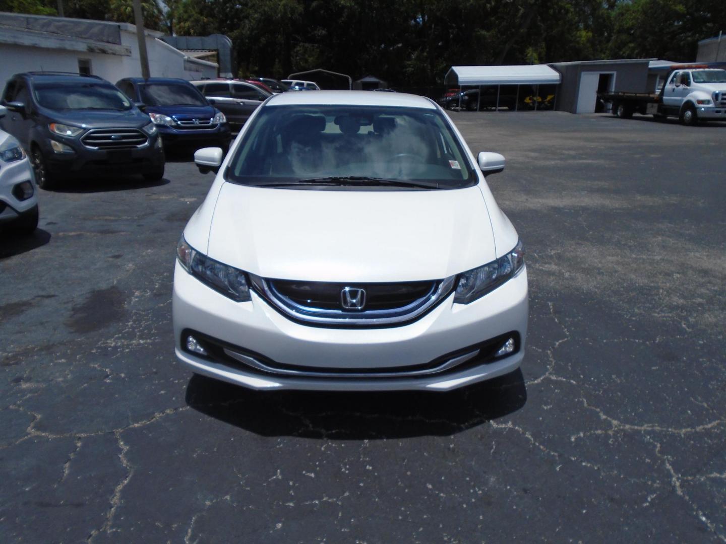 2015 Honda Civic Hybrid CVT (19XFB4F25FE) with an 1.5L L4 SOHC 8V HYBRID engine, CVT transmission, located at 6112 N Florida Avenue, Tampa, FL, 33604, (888) 521-5131, 27.954929, -82.459534 - Photo#1