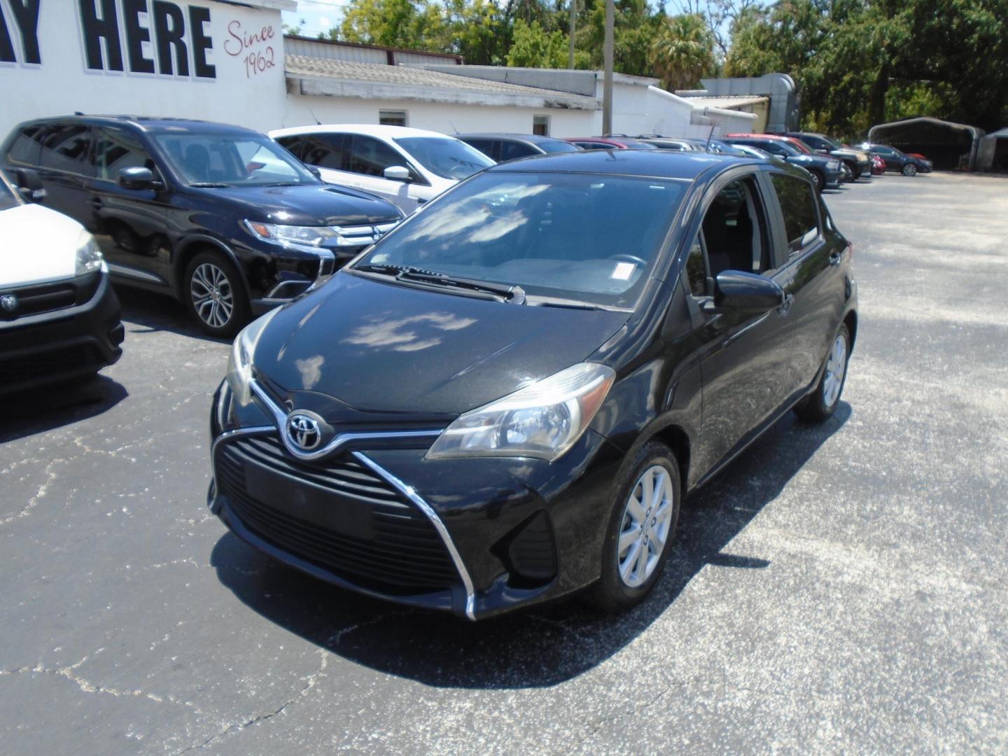 2015 Toyota Yaris LE 5-Door AT (VNKKTUD34FA) with an 1.5L L4 DOHC 16V engine, 4-Speed Automatic transmission, located at 6112 N Florida Avenue, Tampa, FL, 33604, (888) 521-5131, 27.954929, -82.459534 - Photo#2