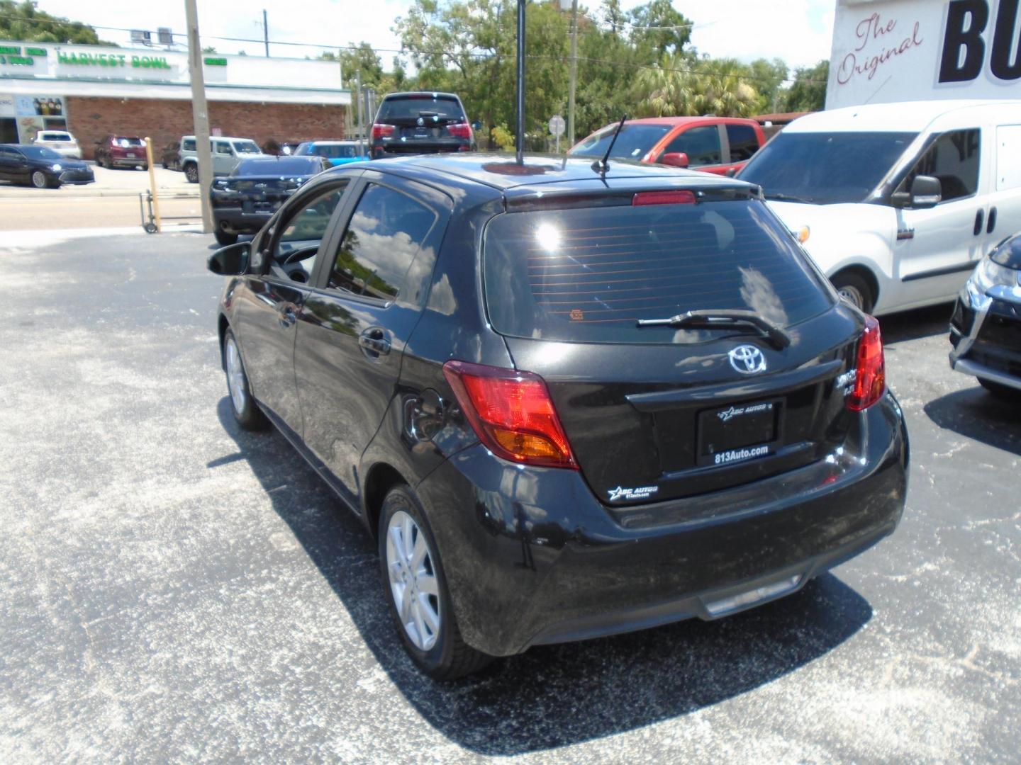 2015 Toyota Yaris LE 5-Door AT (VNKKTUD34FA) with an 1.5L L4 DOHC 16V engine, 4-Speed Automatic transmission, located at 6112 N Florida Avenue, Tampa, FL, 33604, (888) 521-5131, 27.954929, -82.459534 - Photo#5